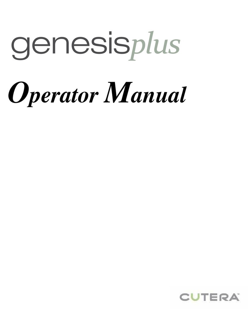 Cutera GenesisPlus Operator's manual