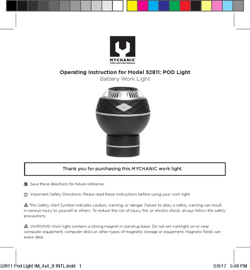 Mychanic POD light User manual