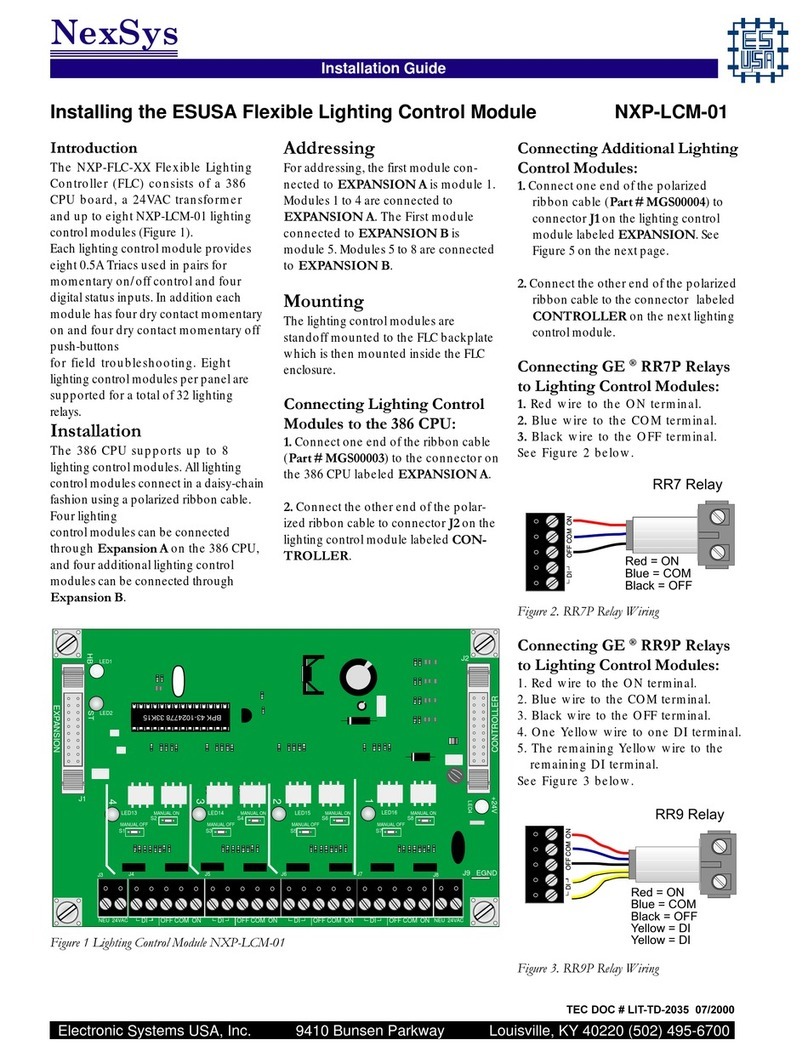 Nexsys NXP-LCM-01 installation guide