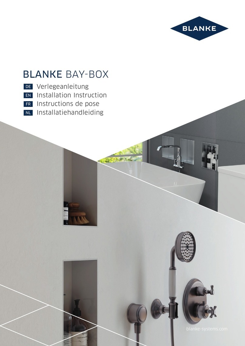 Blanke BAY-BOX S Installation instruction