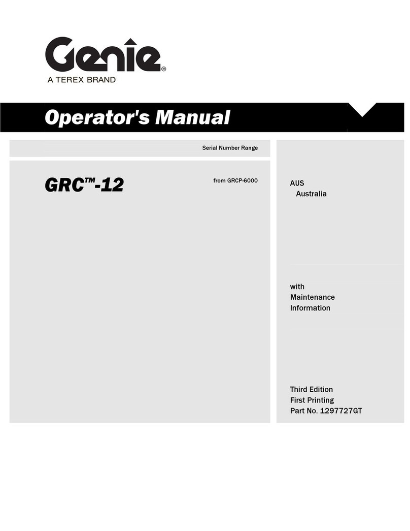 Terex Genie GRC-12 Setup guide