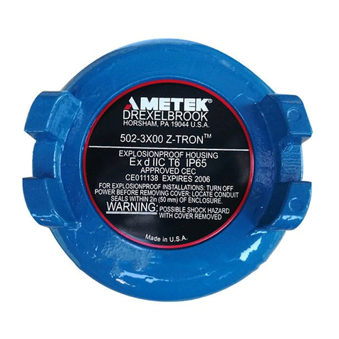 Ametek 502-3000 Series User manual Ametek 502-3000 Series User manual