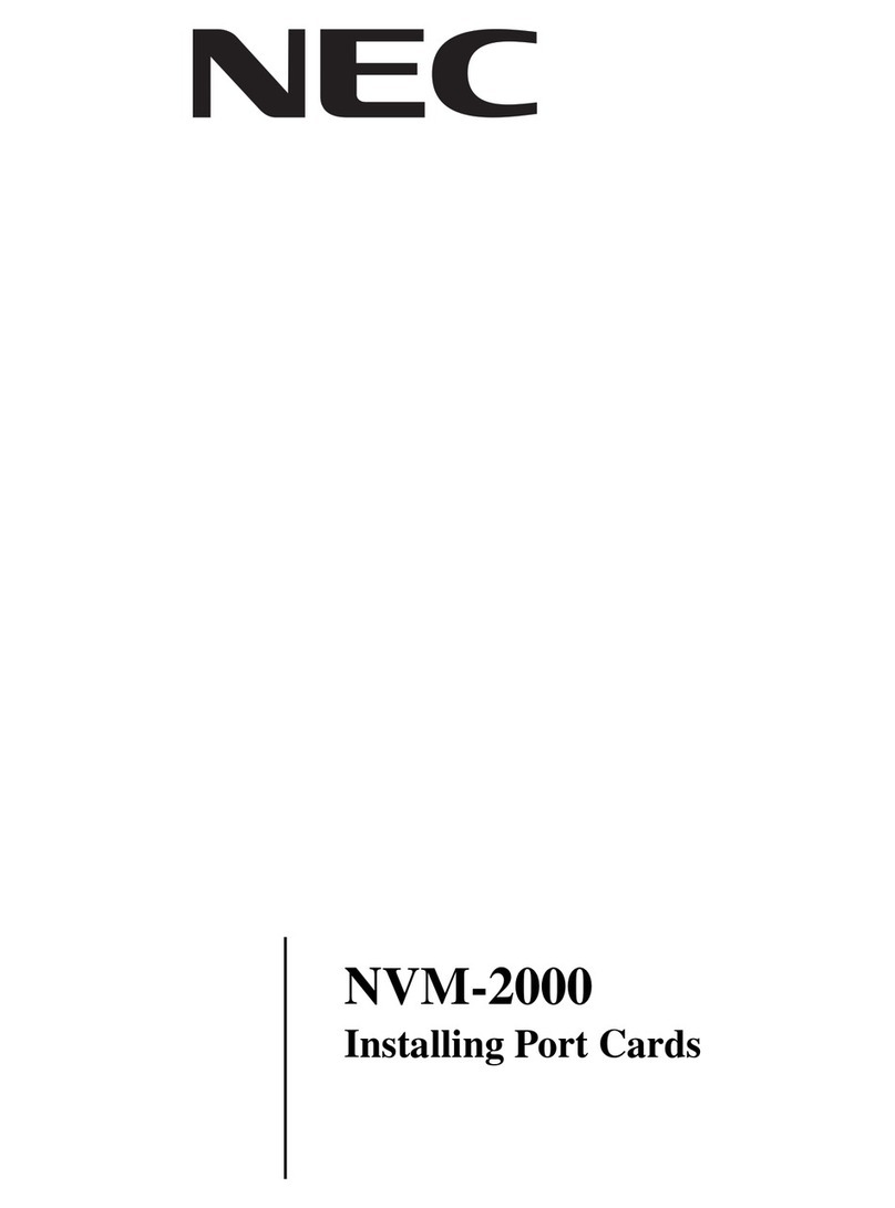 NEC NVM-2000 User manual