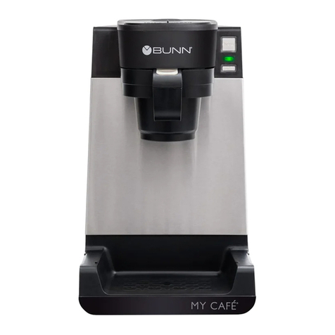 Bunn My Cafe MCU User manual