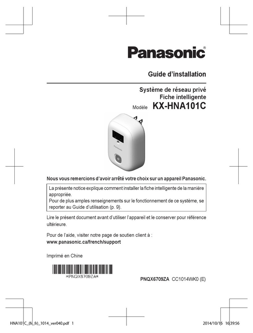 Panasonic KX-HNA101C installation guide