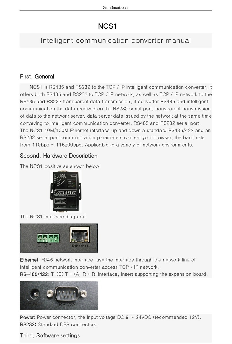 SainSmart NCS1 manual