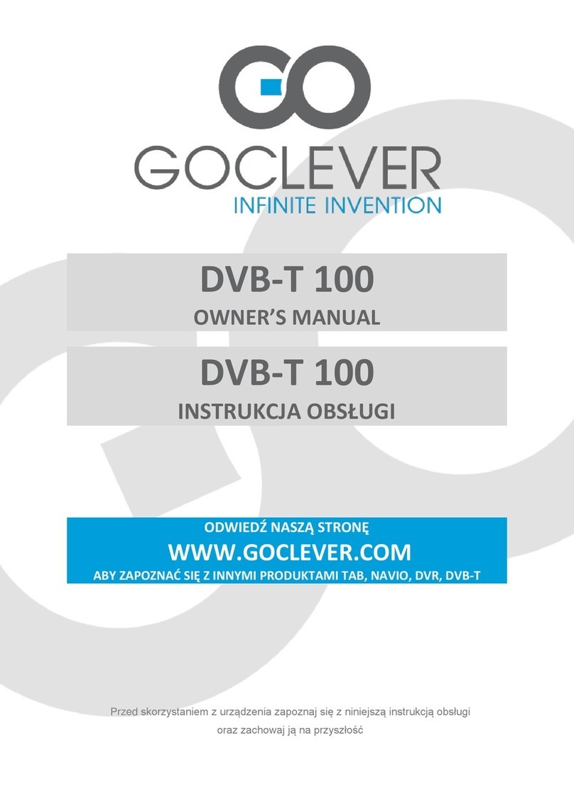 Goclever DVB-T 100 owner's manual