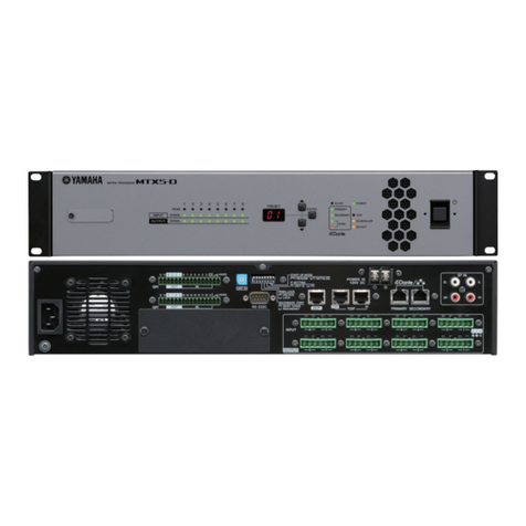 Yamaha MTX5-D User manual