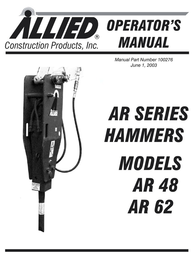Allied AR Series Operator's manual