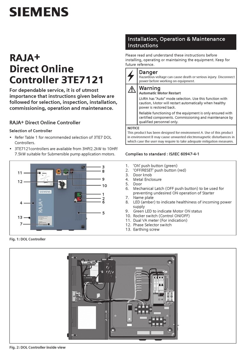 Siemens RAJA+ 3TE7121-1HC14-1A Series Guide