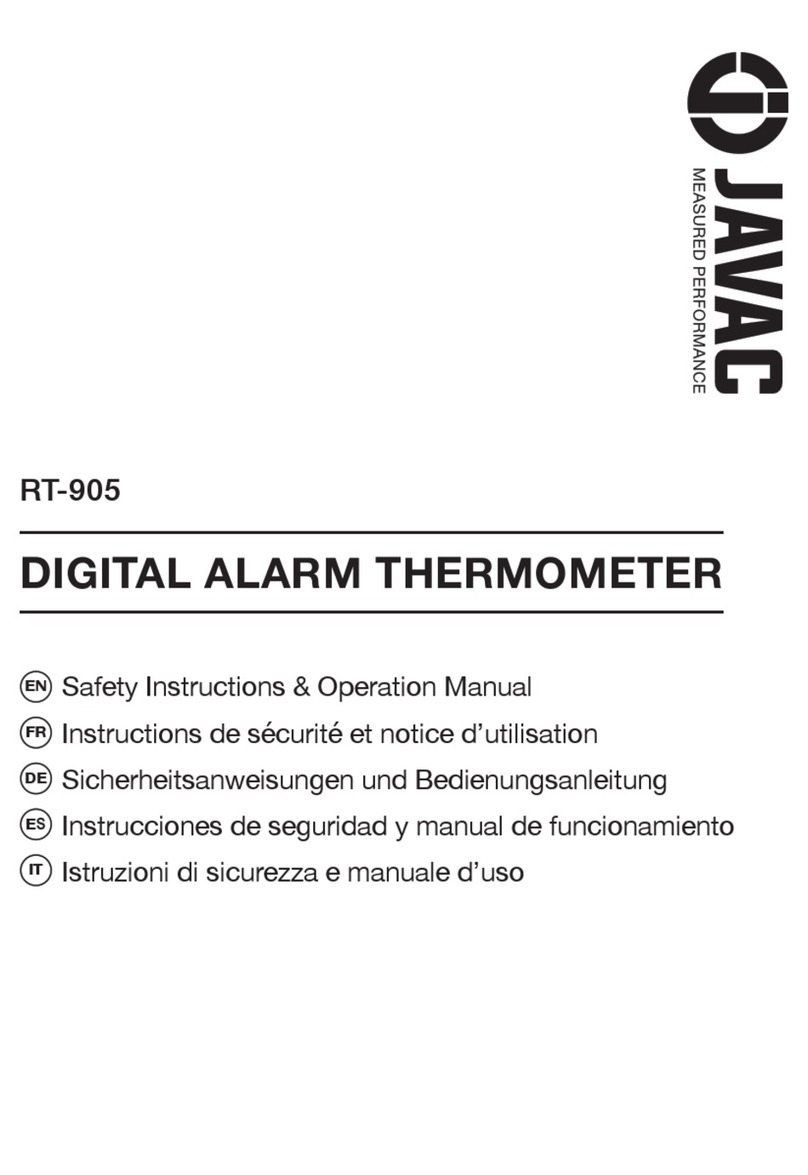 JAVAC RT-905 Operation and maintenance manual