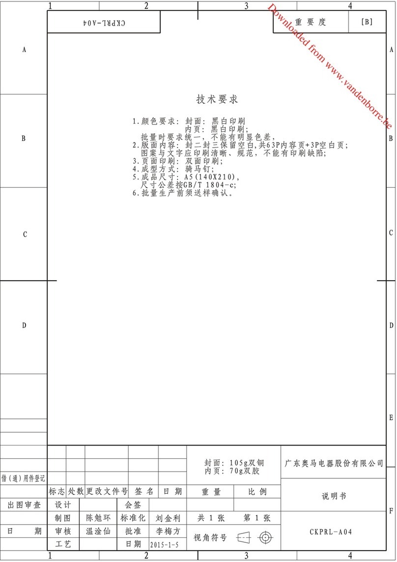 Proline PLCD 330 WD SS instruction manual