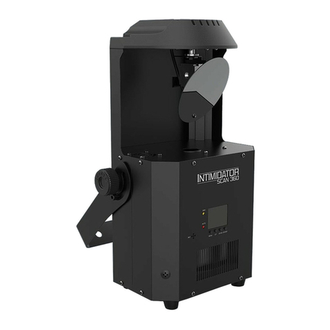 Chauvet DJ Intimidator Scan 360 Quick reference guide Chauvet DJ Intimidator Scan 360 Quick reference guide