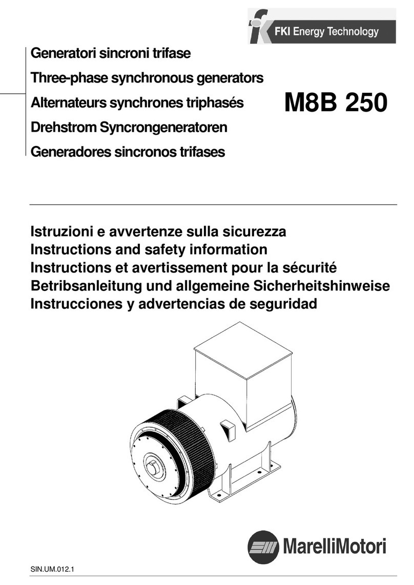 MarelliMotori M8B 250 Original instructions