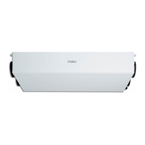 Vaillant recoVAIR VAR 150/4 L Installation and maintenance instructions