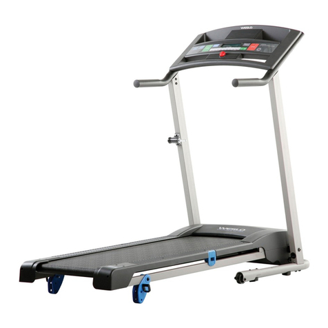 Weslo Cadence G-40 Treadmill User manual