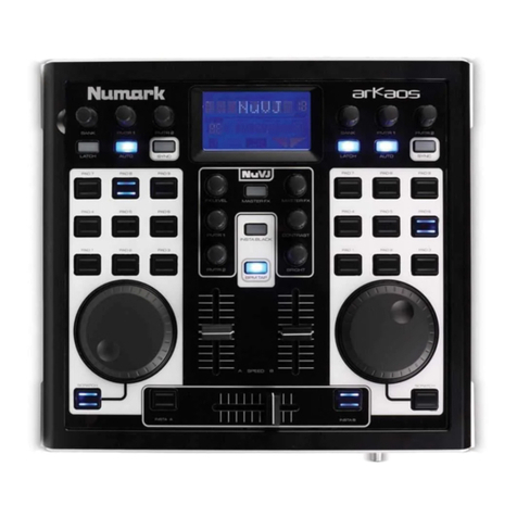 Numark NuVJ Quick start manual Numark NuVJ Quick start manual