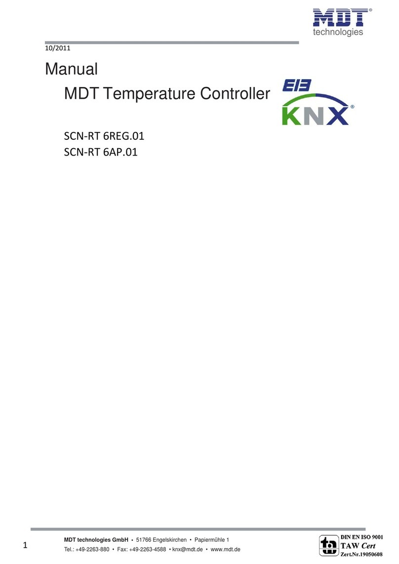 MDT Technologies SCN-RT 6REG.01 manual