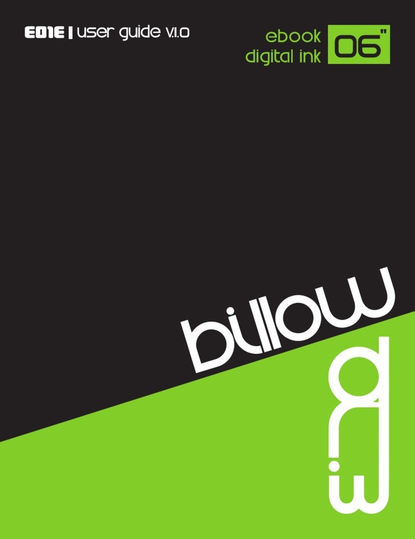 Billow Technology E01E user guide