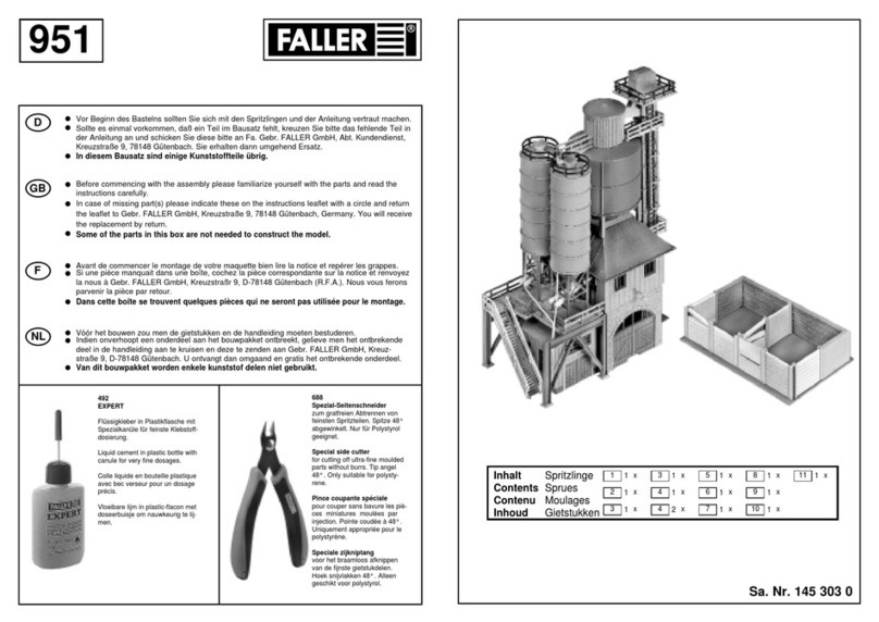Faller 951 User manual