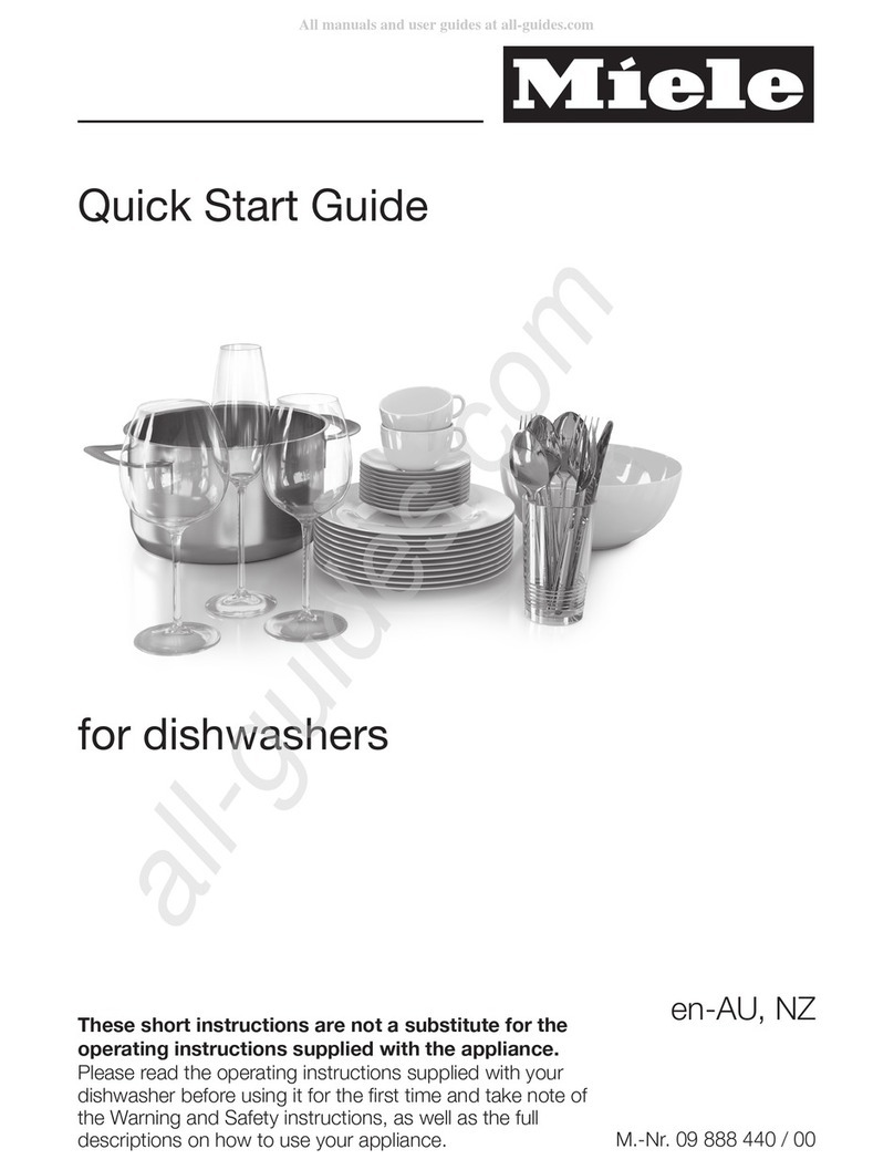 Miele tx2349 User manual Miele tx2349 User manual