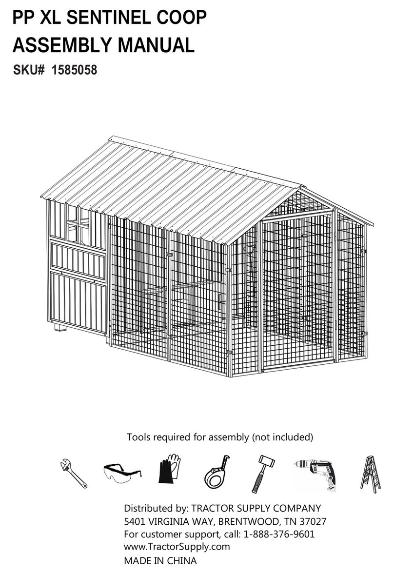 Tractor Supply PP XL SENTINEL COOP Assembly manual