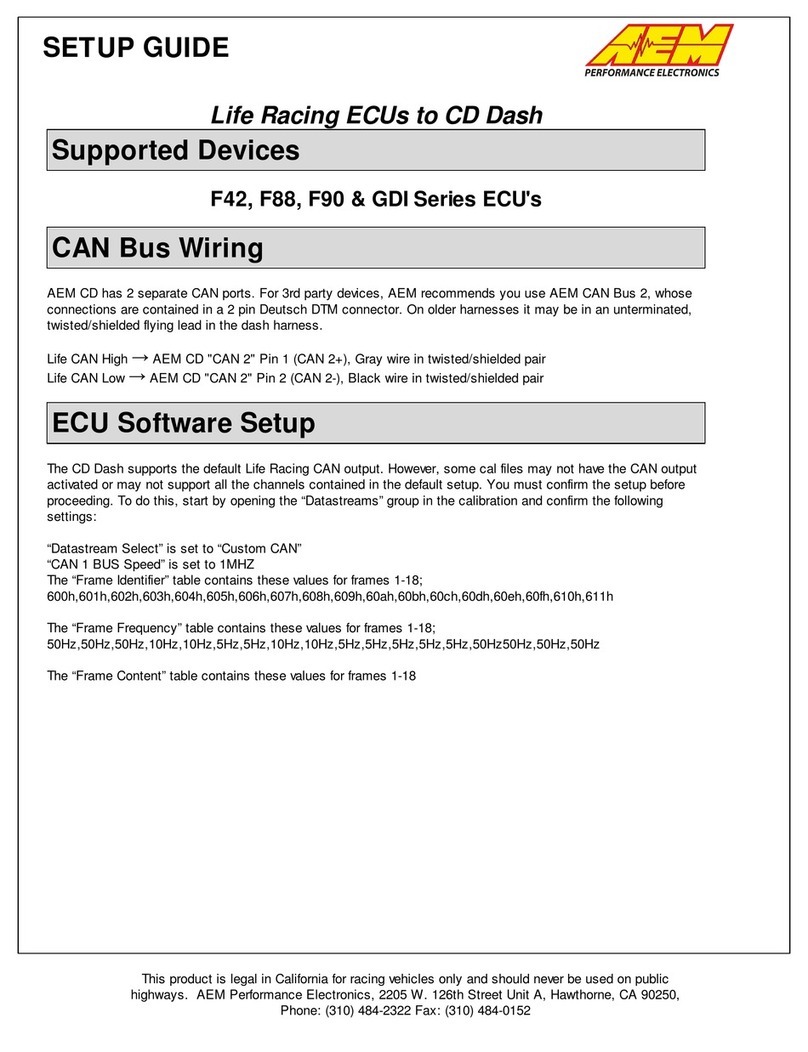 AEM GDI Series Setup guide