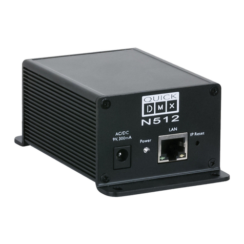 Show Tec Quick DMX N512 manual