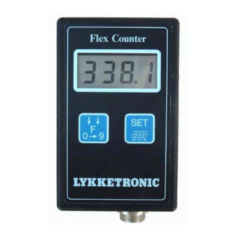 Lykketronic Flex Counter Standard User manual
