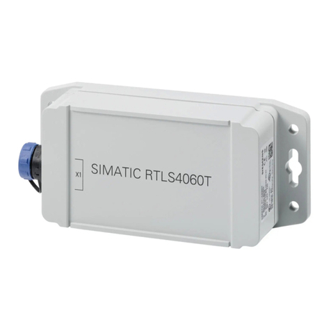 Siemens SIMATIC RTLS4060T User manual