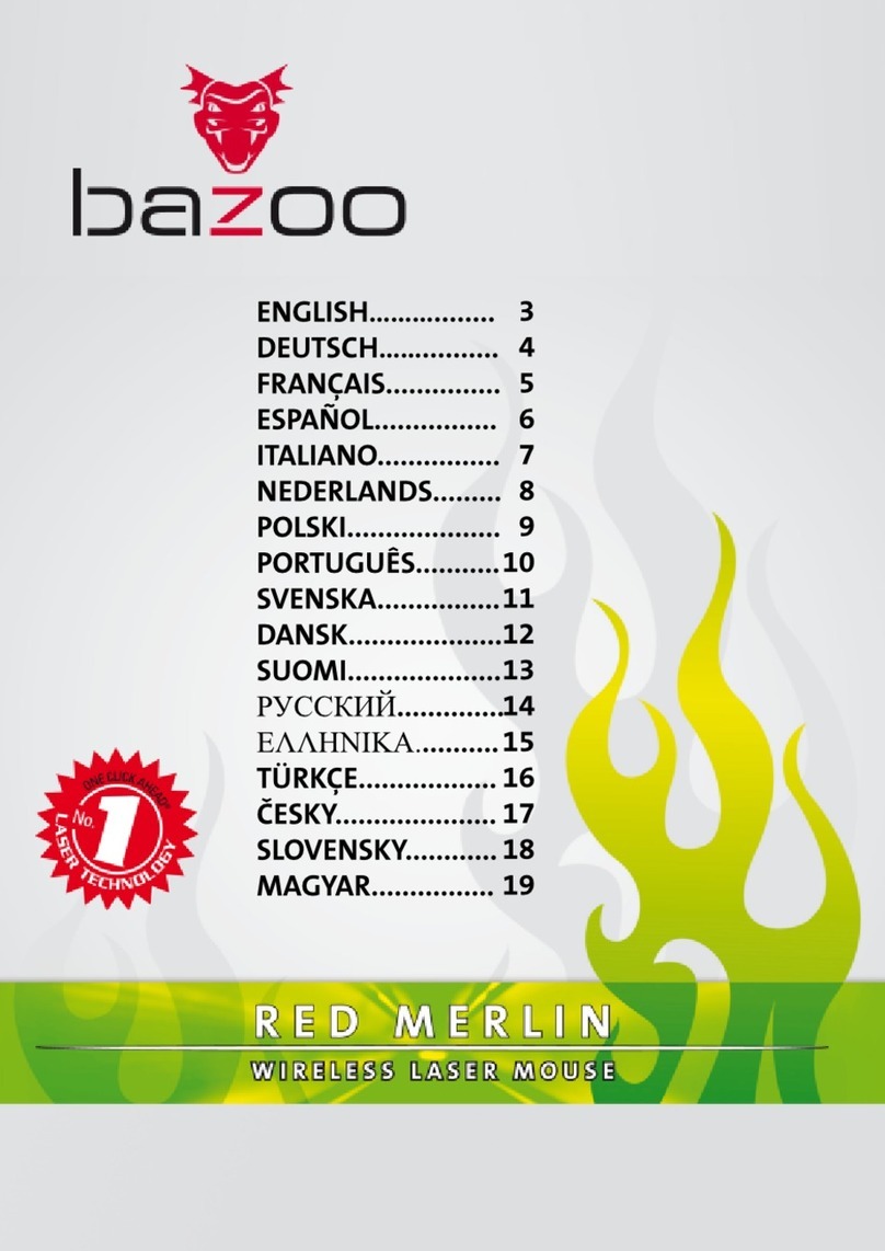 BAZOO Red Merlin User manual
