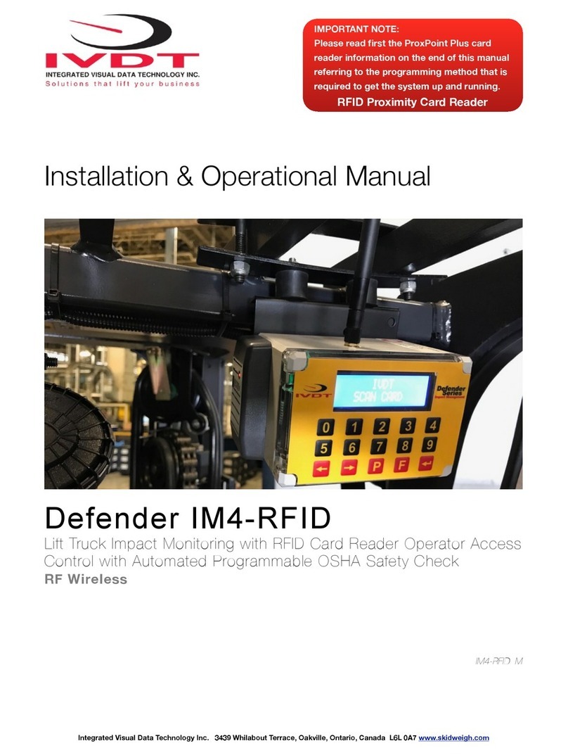IVDT IM4-RFID Installation & operational manual