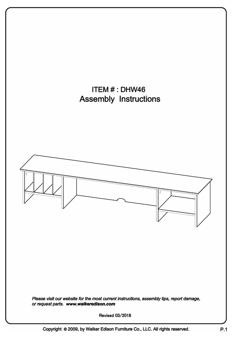 Walker Edison DHW46 User manual
