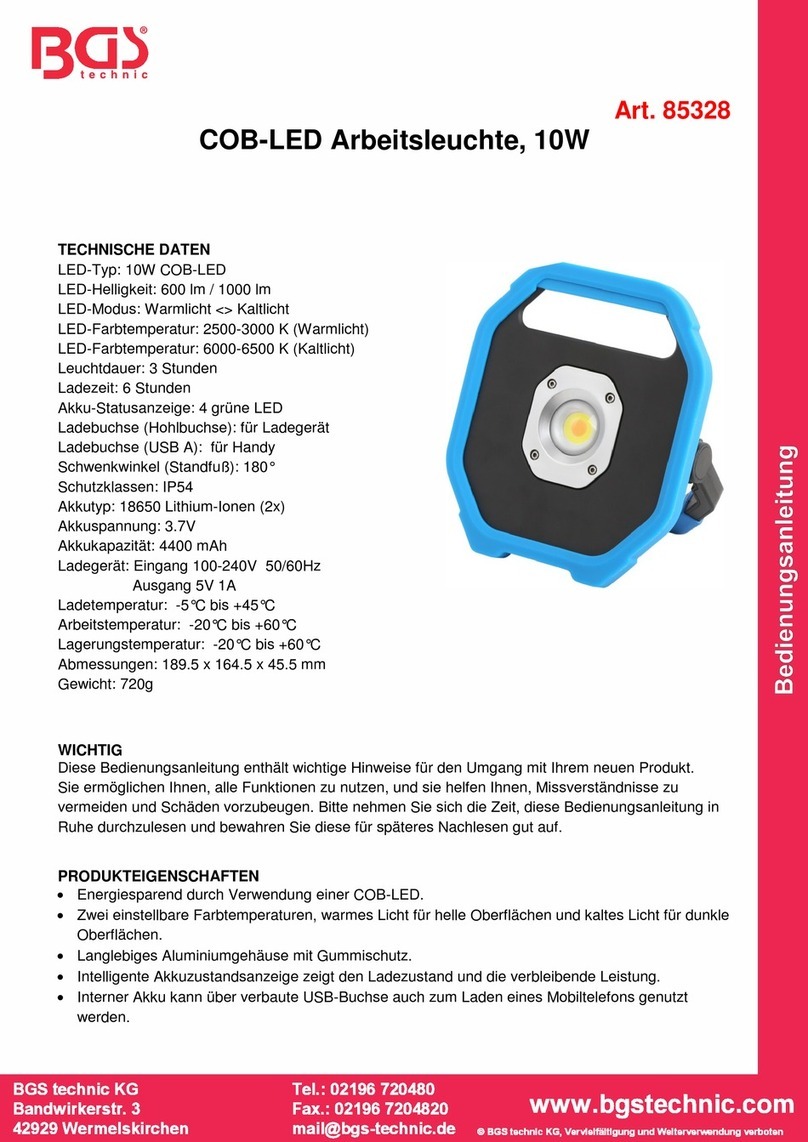BGS technic 85328 User manual BGS technic 85328 User manual