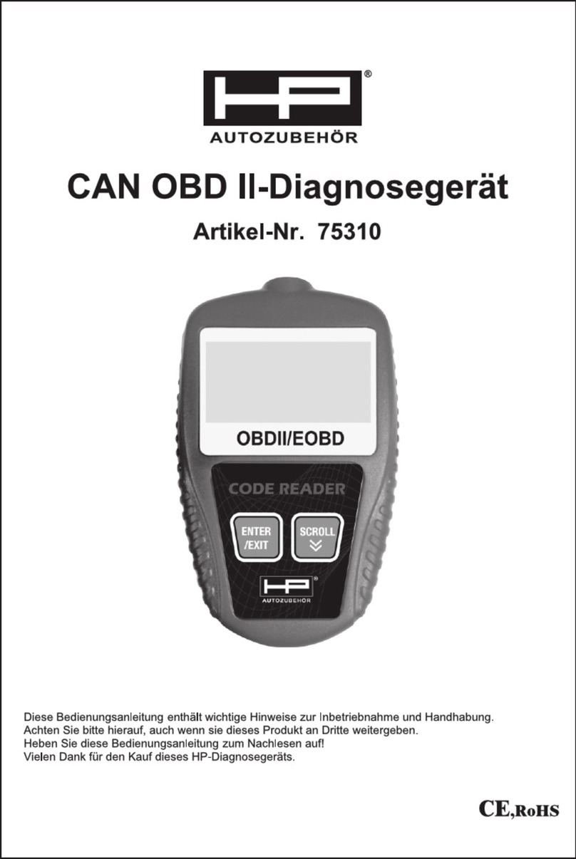 HP Autozubehor OBD II owner's manual