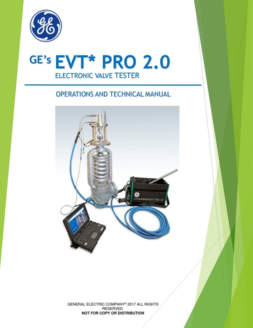 GE EVT-Pro 2.0 User manual