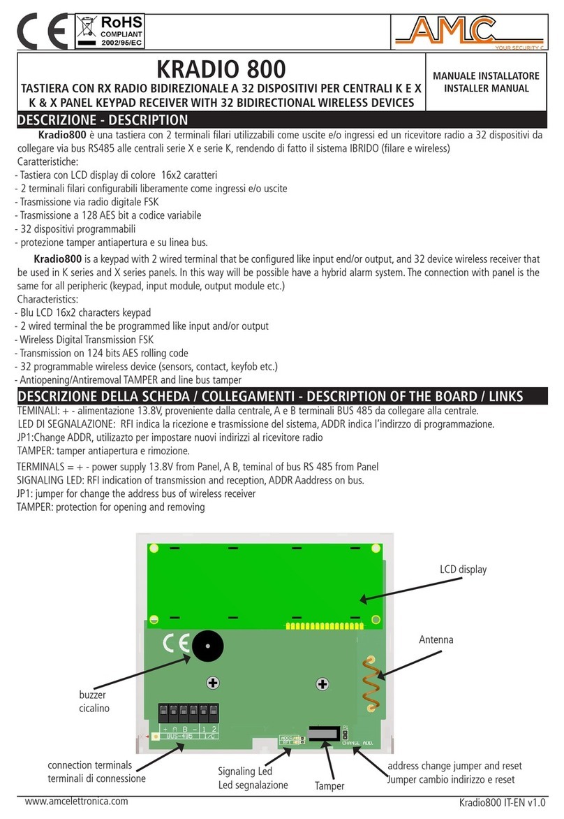 AMC KRADIO 800 User guide