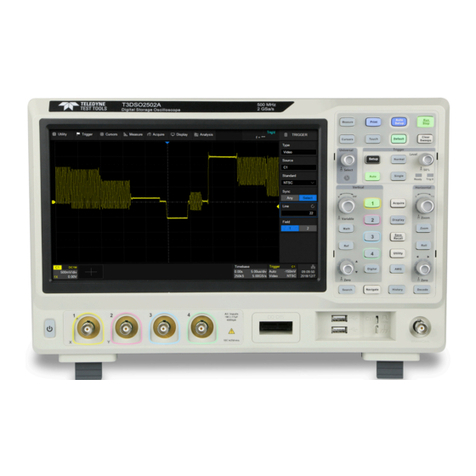 Teledyne LeCroy T3DSO2000A Series quick start guide Teledyne LeCroy T3DSO2000A Series quick start guide