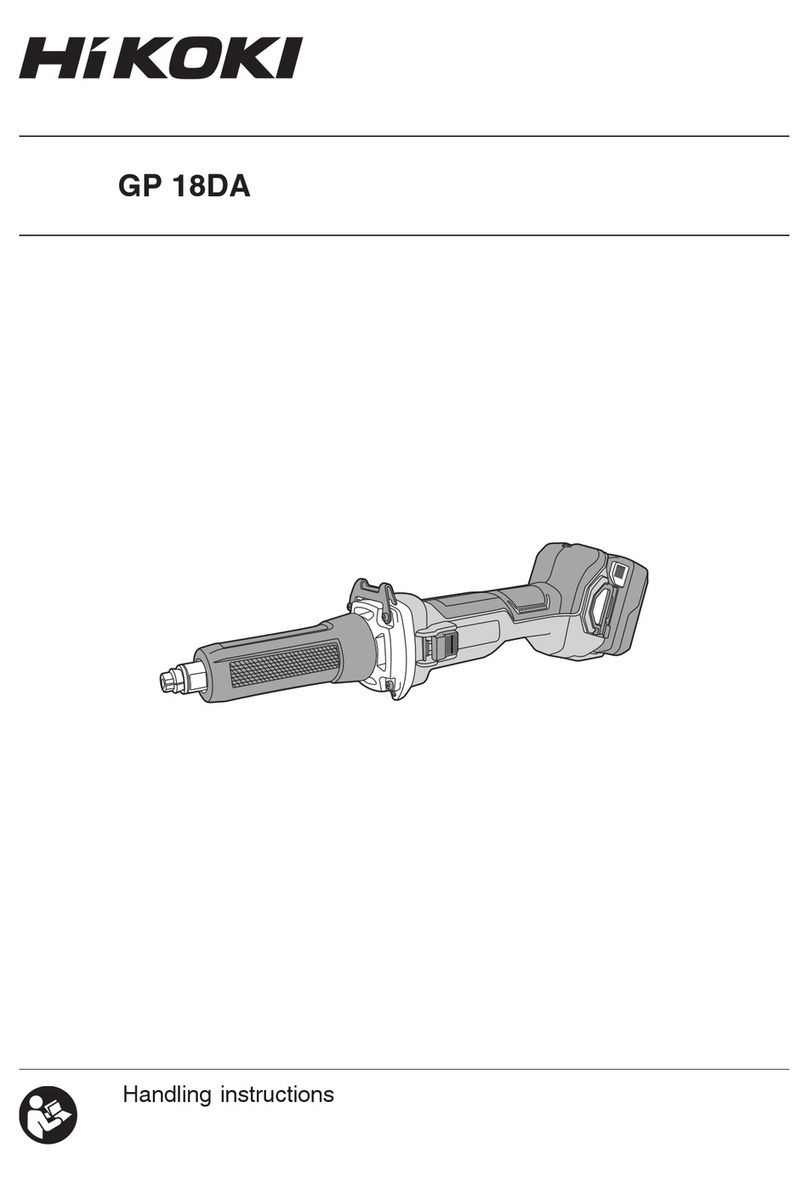 Koki Holdings Hikoki GP 18DA Handling instructions Koki Holdings Hikoki GP 18DA Handling instructions