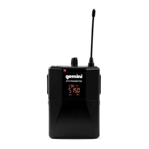 Gemini GMU Series user manual