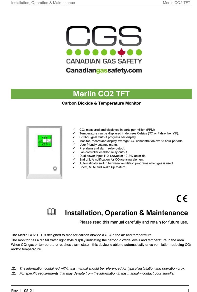CGS Merlin CO2 TFT Installation operation & maintenance