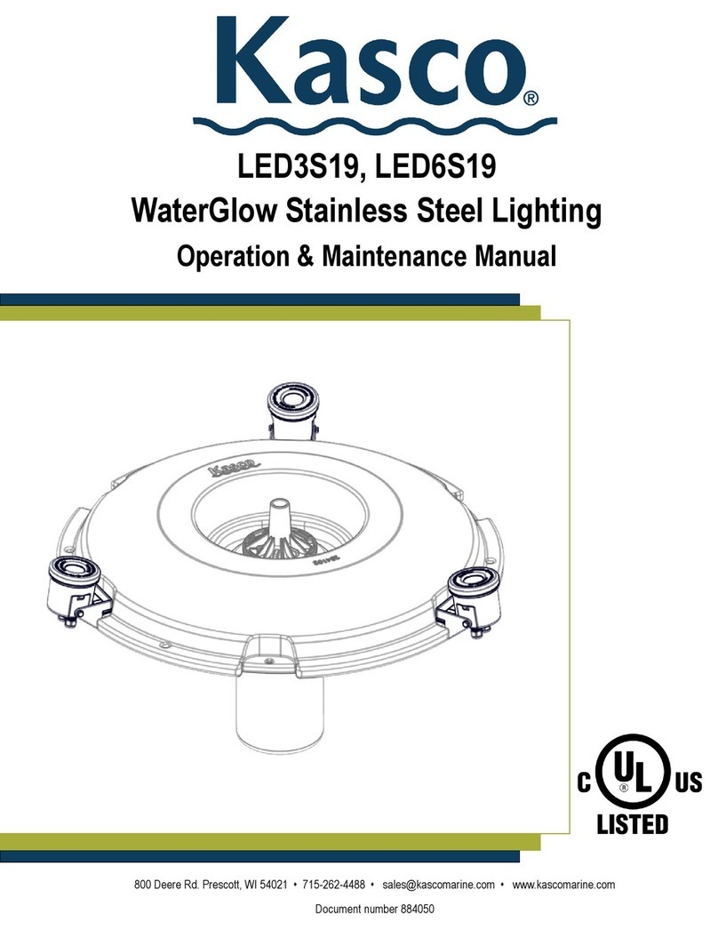 Kasco WaterGlow LED3S19 Manual