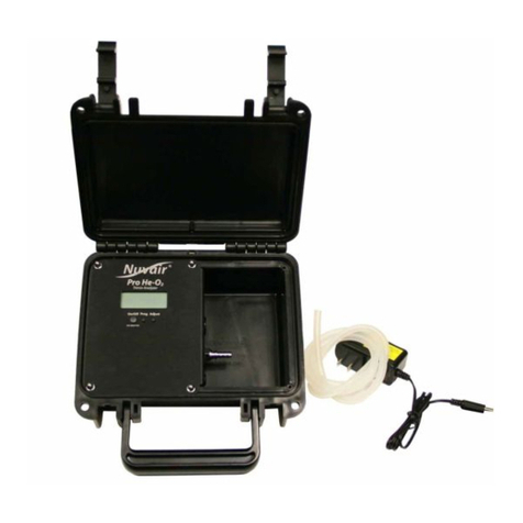Nuvair Pro He-O2 User manual