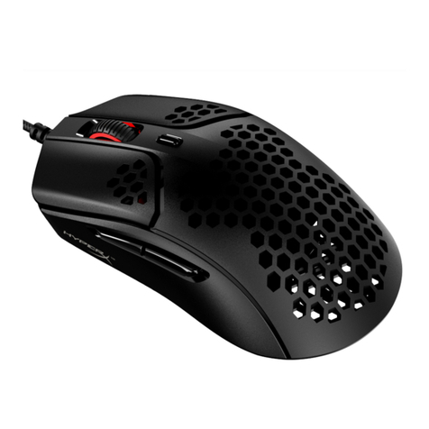 HyperX Pulsefire Haste User manual HyperX Pulsefire Haste User manual