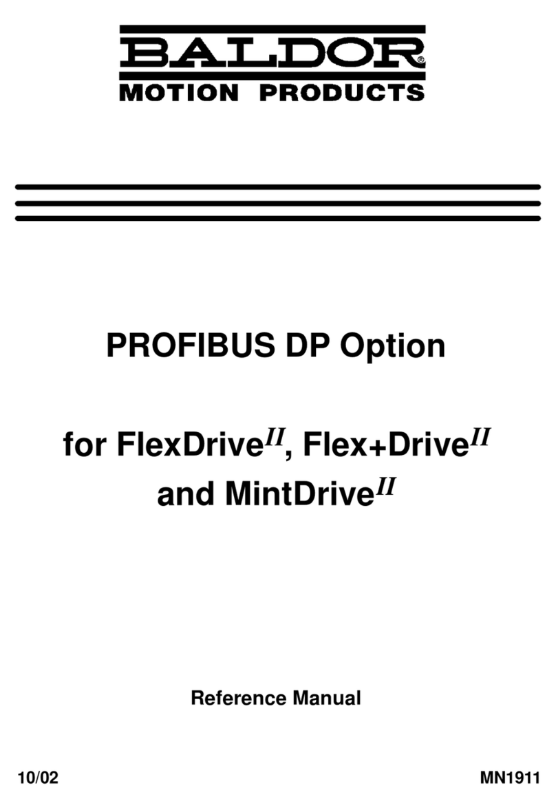 Baldor FlexDriveII Reference manual