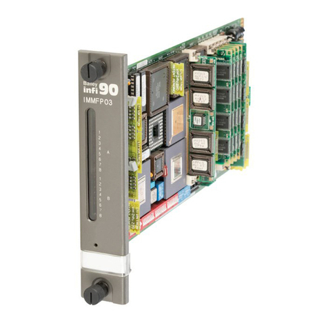Bailey infi90 IMMFP03 User manual