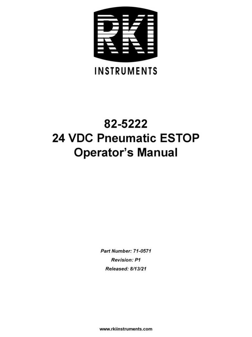RKI Instruments 82-5222 User manual