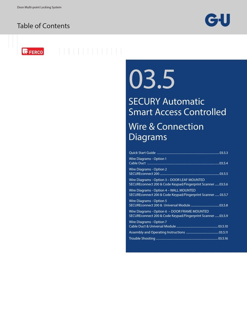 G-U SECURY Automatic quick start guide
