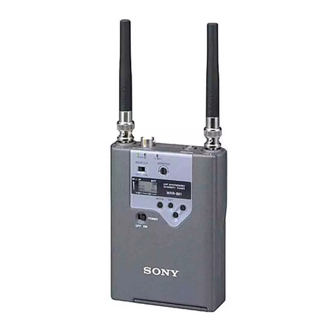 Sony WRR-861A User manual