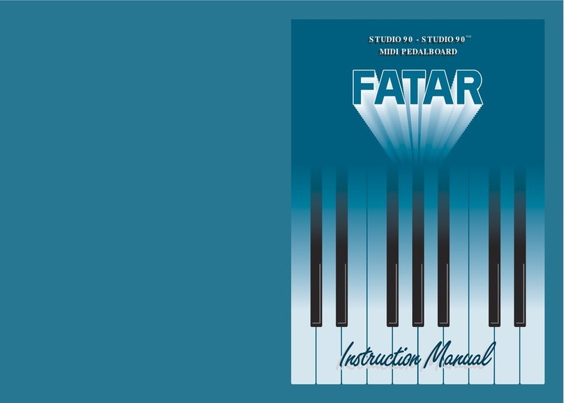 Fatar STUDIO 90 instruction manual